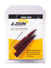 A-Zoom 7.62x54R red snap caps 2-pack - side view close-up